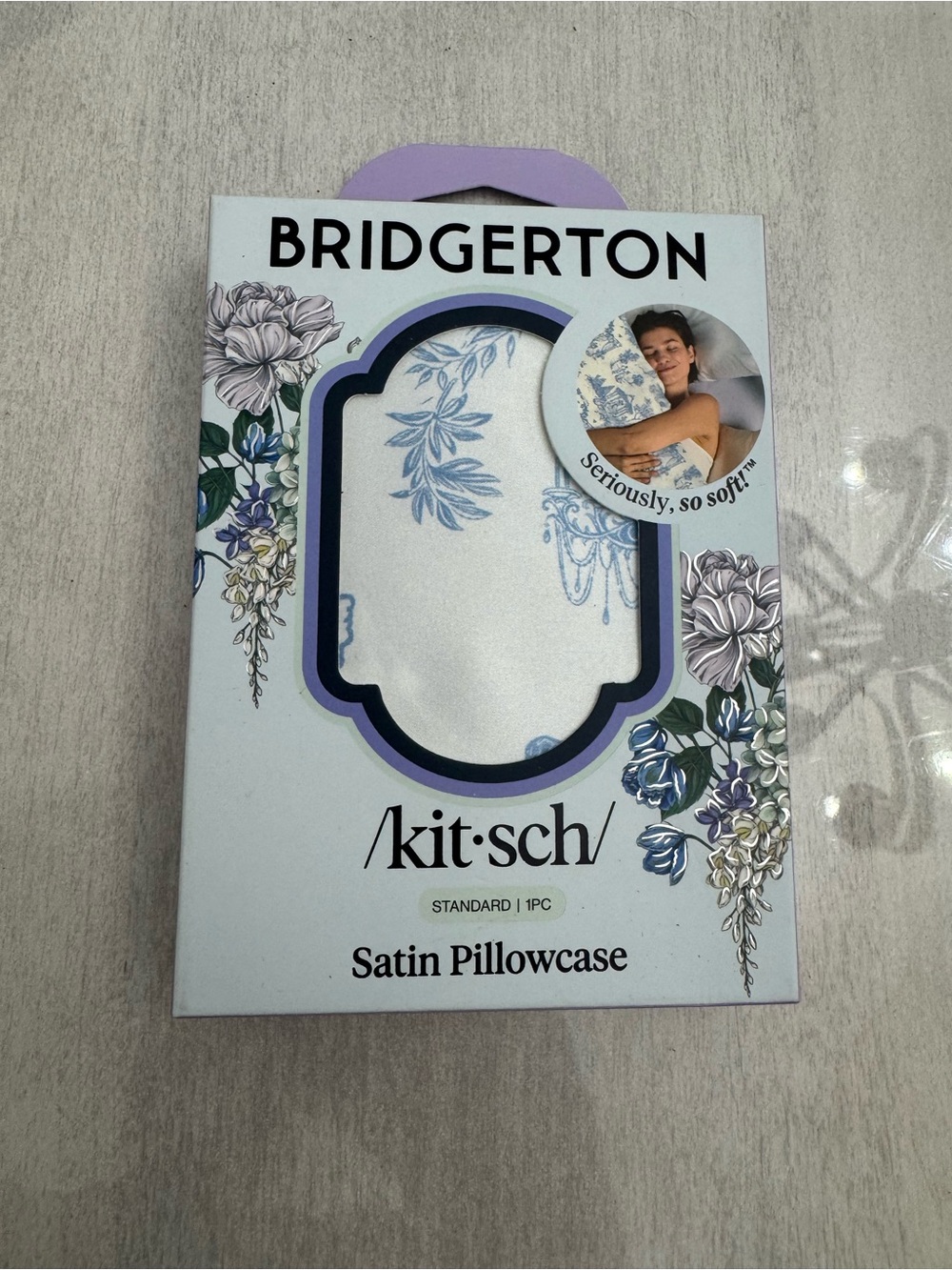 NWT Kitsch Bridgerton Standard Size Satin Pillowcase